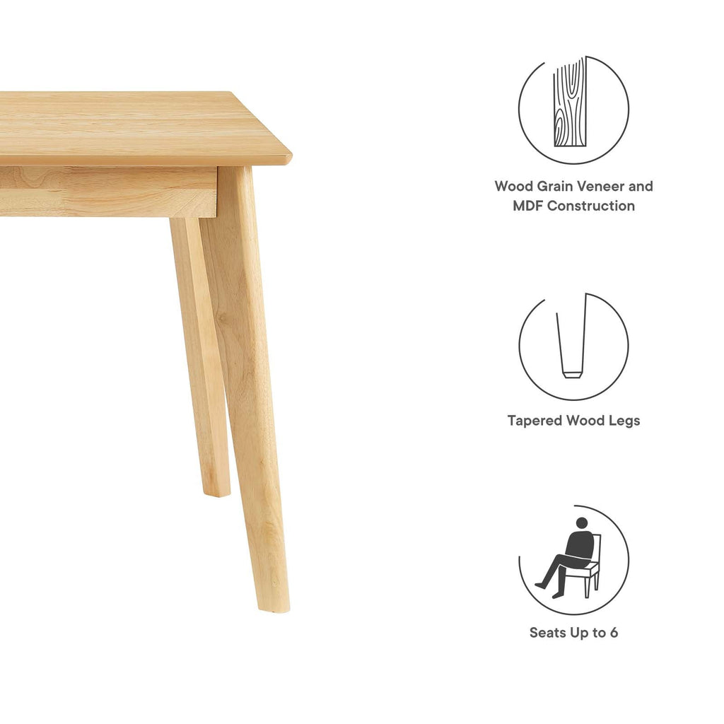 Oracle 59" Rectangle Dining Table by Modway