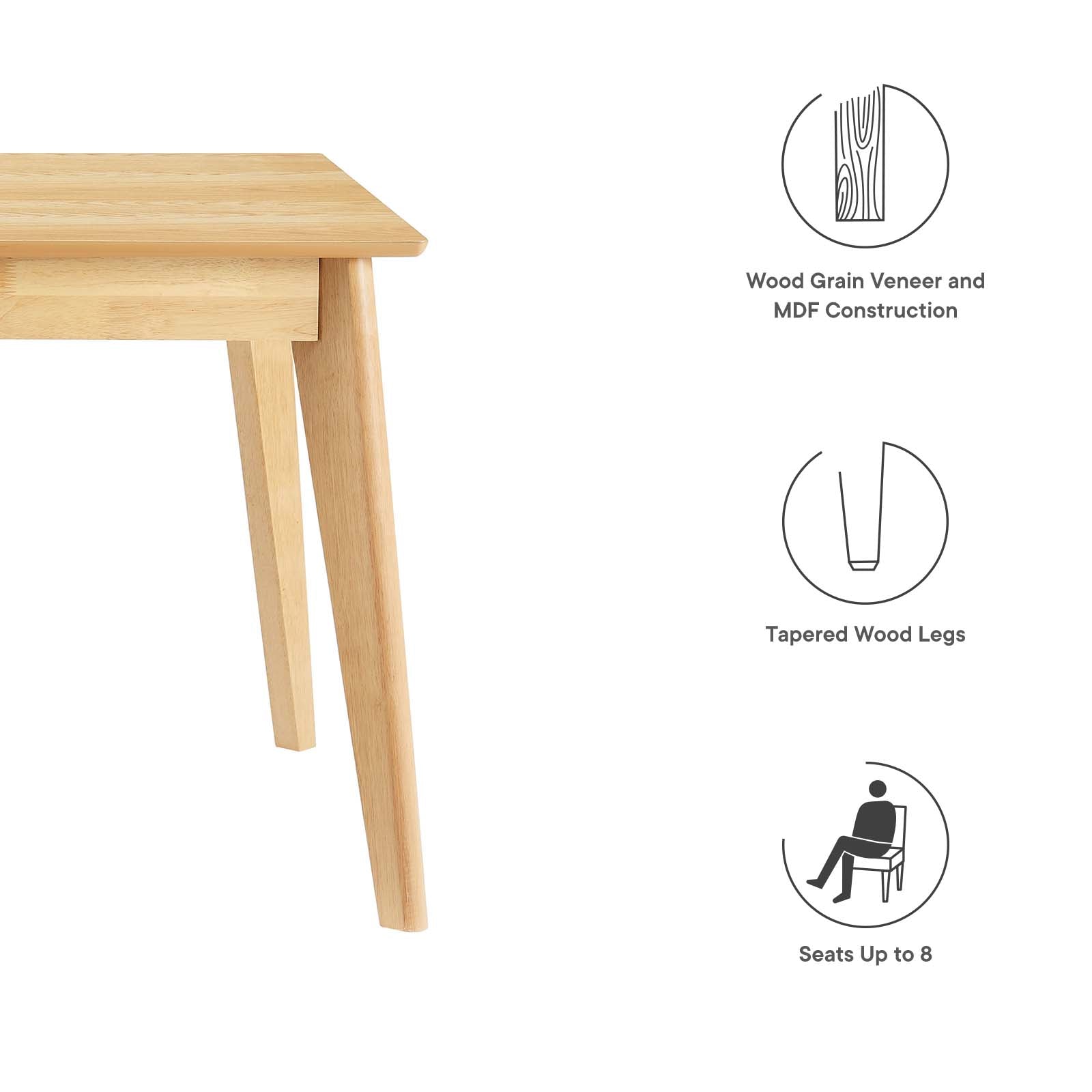 Oracle 69" Rectangle Dining Table by Modway