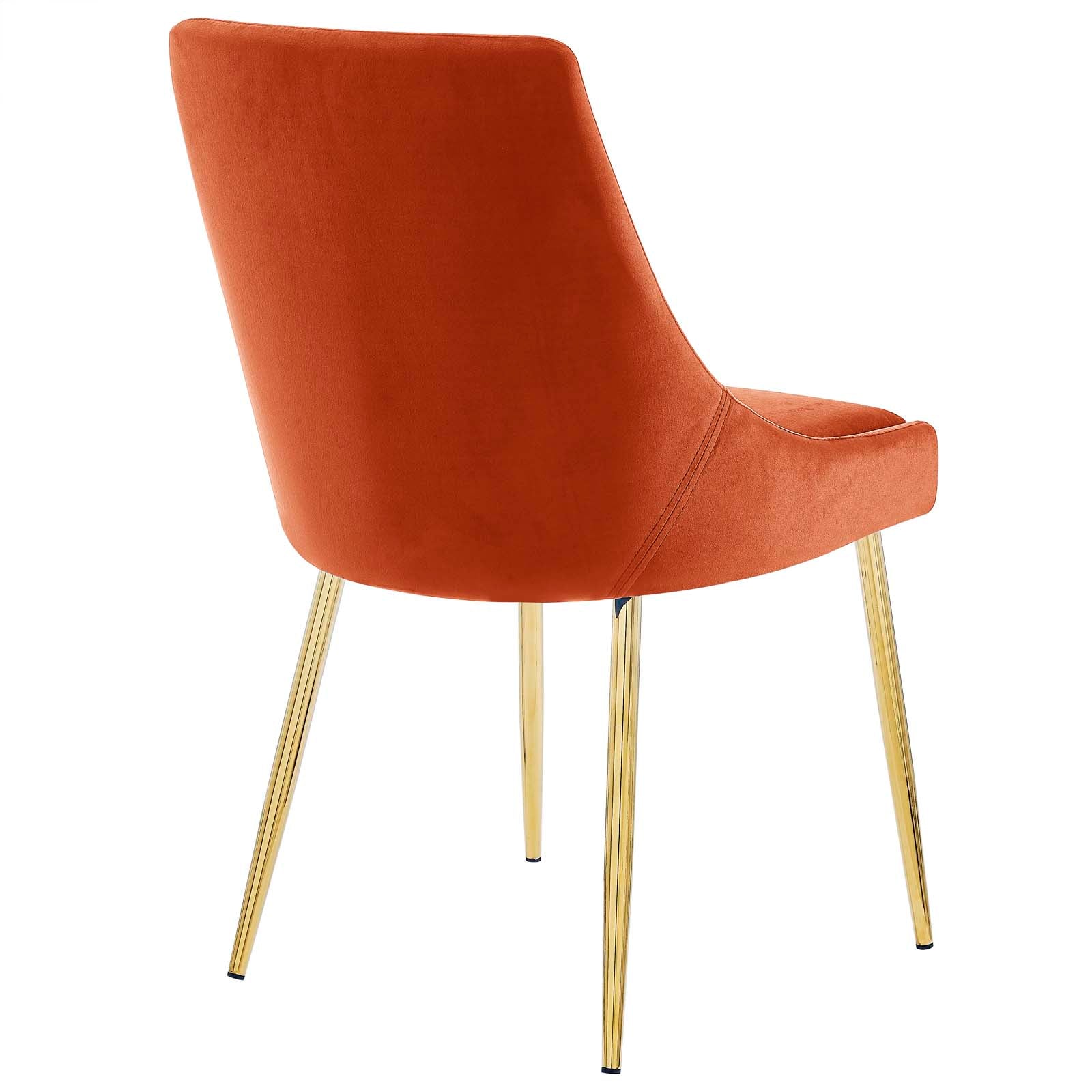 Viscount Performance Velvet Dining Chairs Set of 2 by Modway