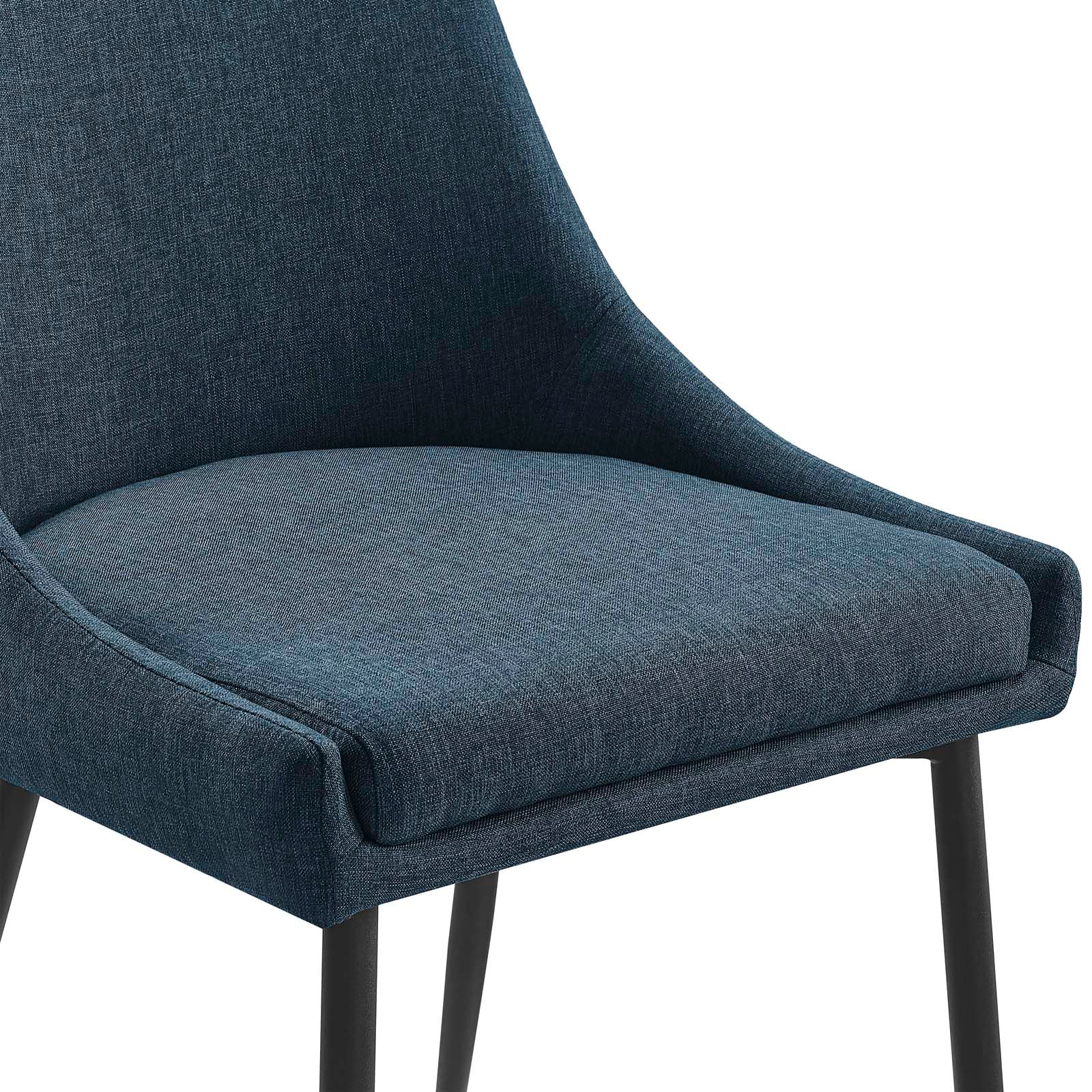 Viscount Upholstered Fabric Dining Chairs Set of 2 by Modway