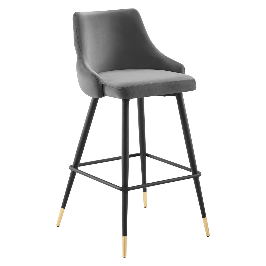 Adorn Performance Velvet Bar Stool by Modway