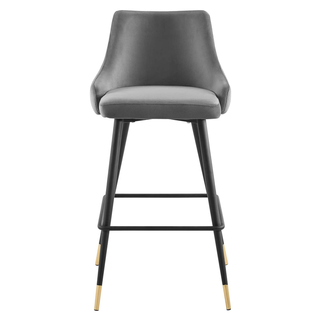 Adorn Performance Velvet Bar Stool by Modway