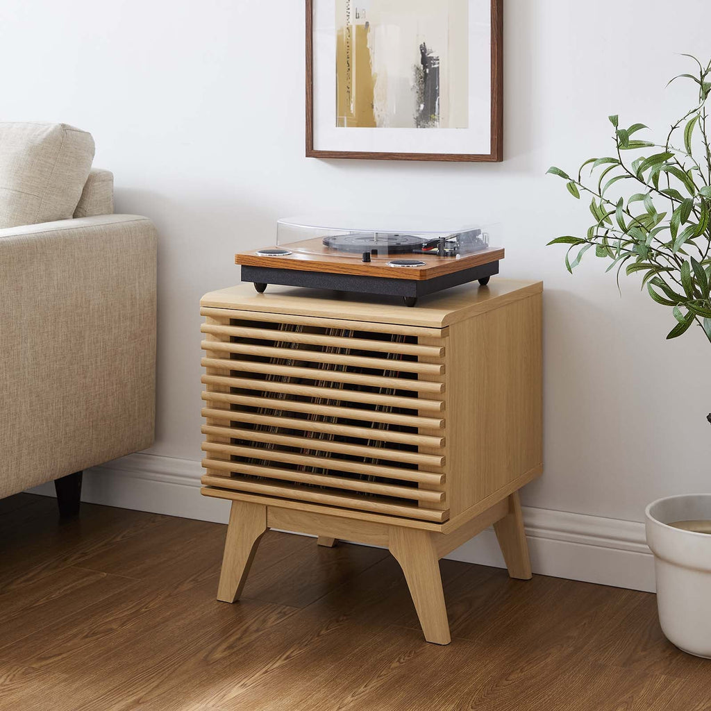 Render Vinyl Record Display Stand by Modway