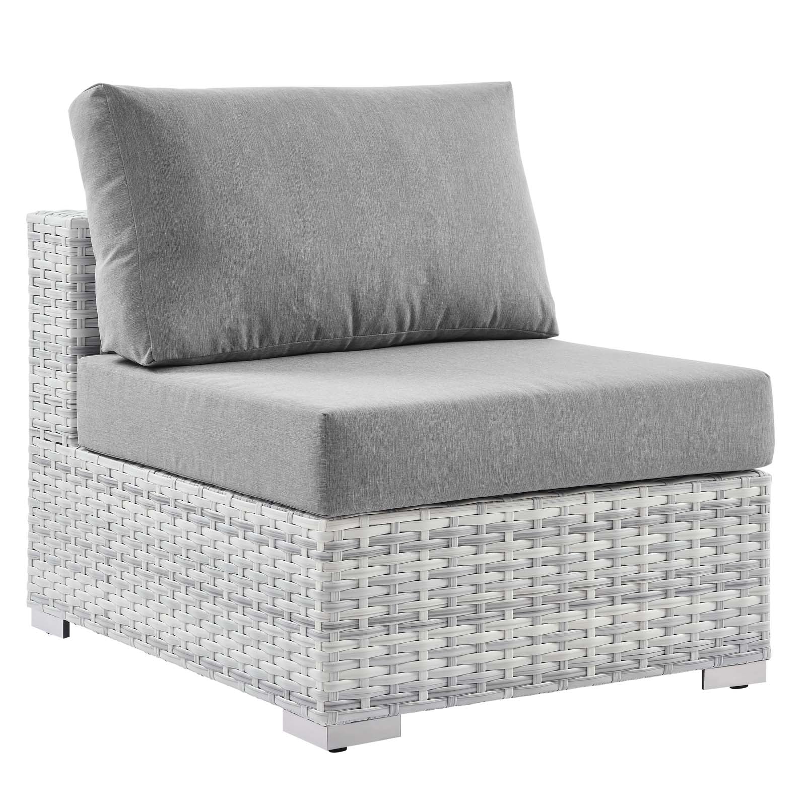 Convene Outdoor Patio Armless Chair by Modway