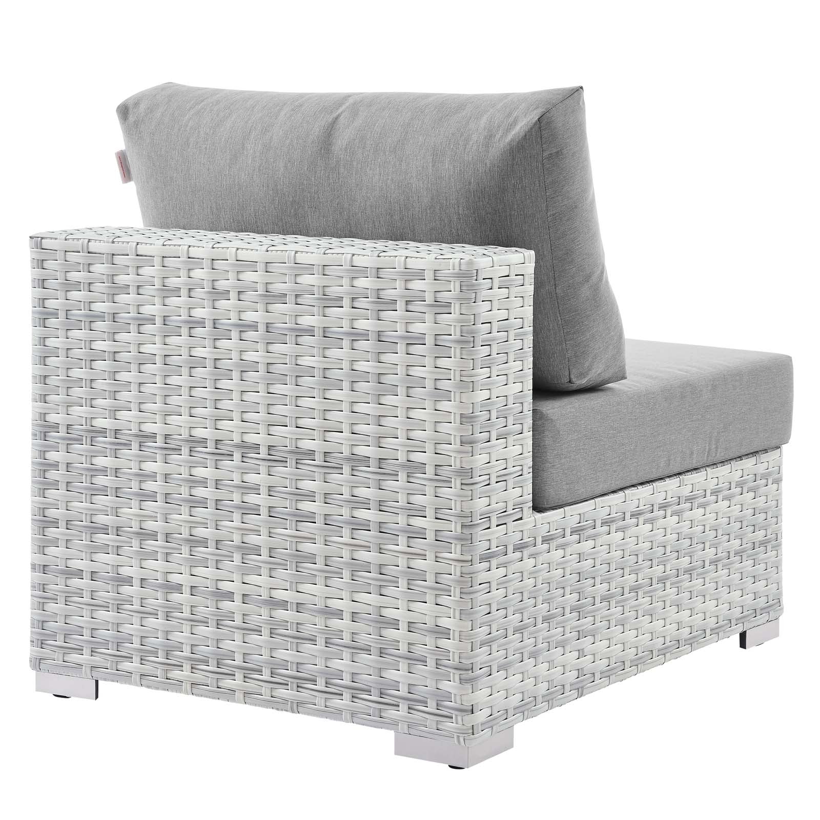 Convene Outdoor Patio Armless Chair by Modway