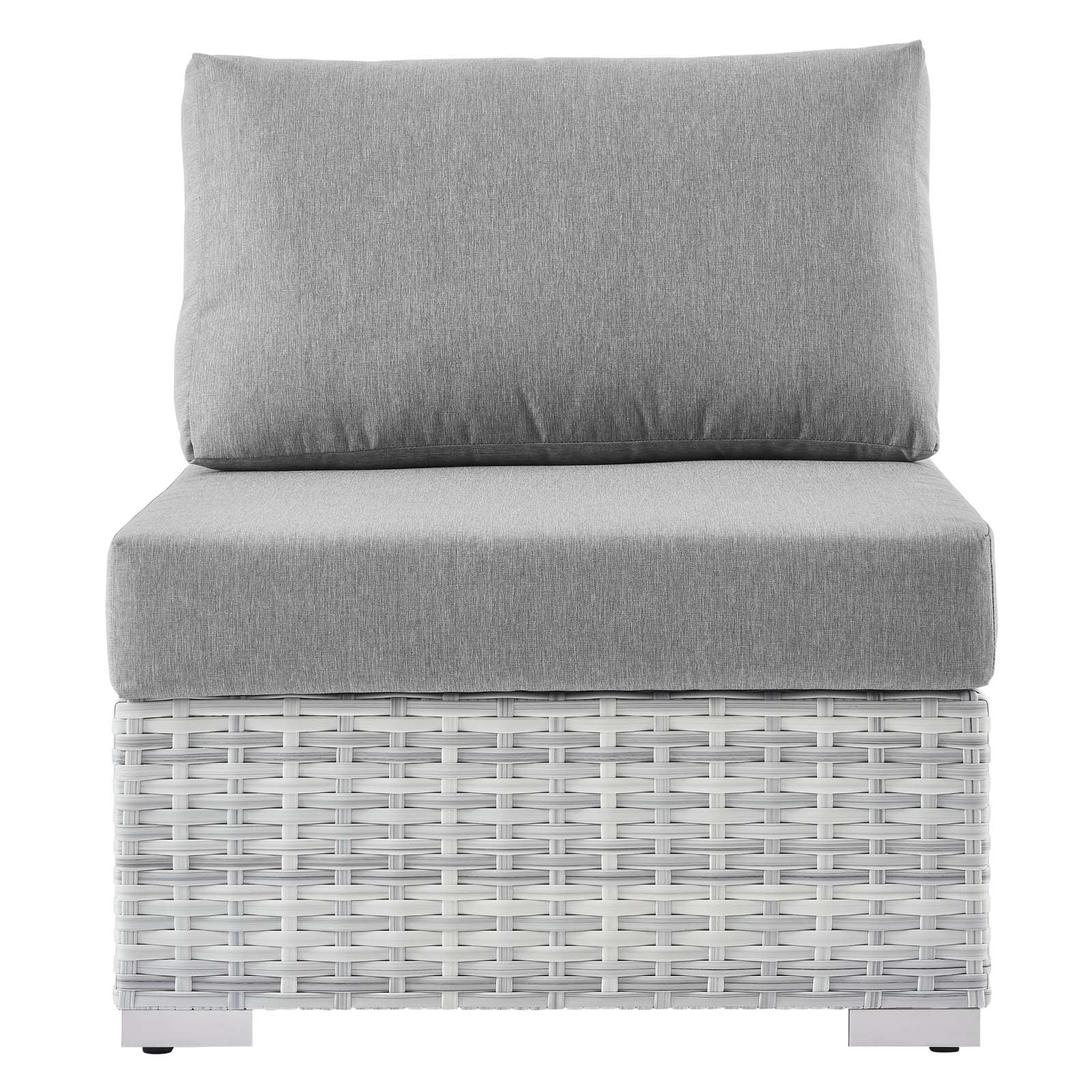 Convene Outdoor Patio Armless Chair by Modway