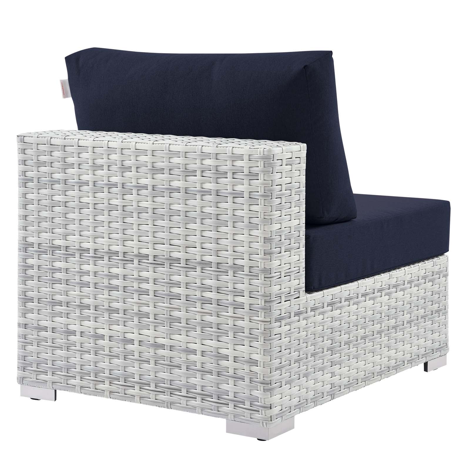 Convene Outdoor Patio Armless Chair by Modway