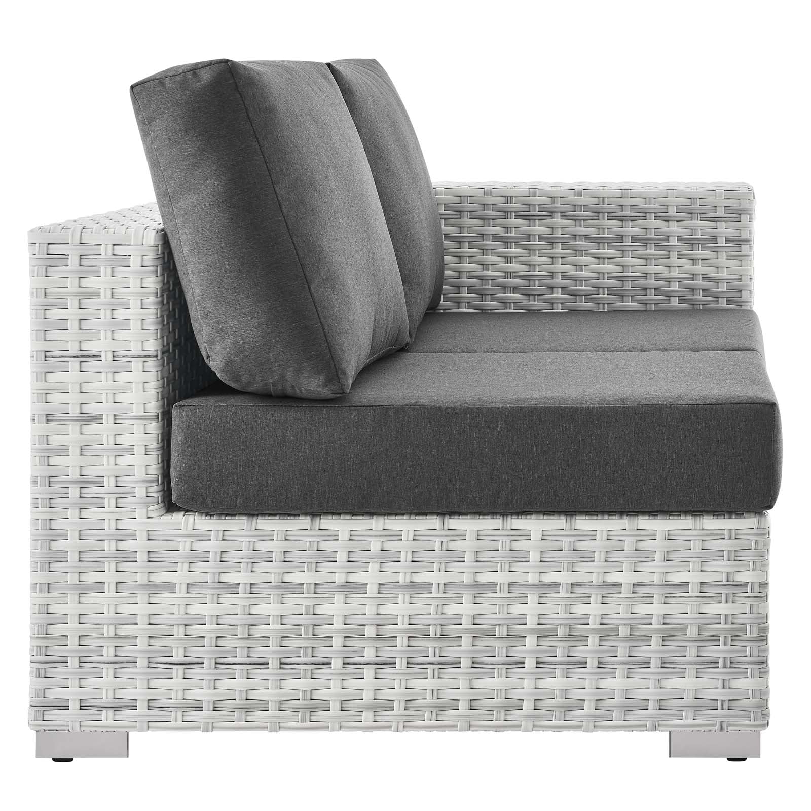Convene Outdoor Patio Right-Arm Loveseat by Modway