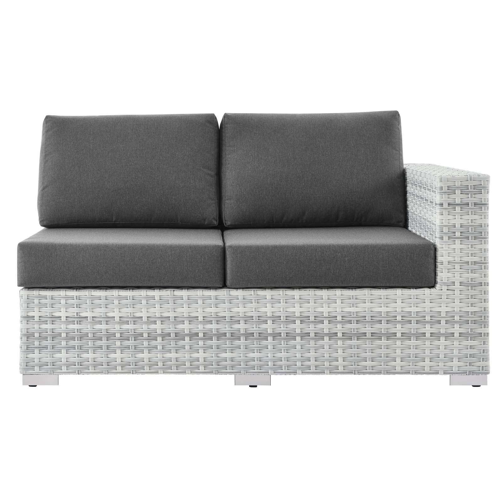 Convene Outdoor Patio Right-Arm Loveseat by Modway