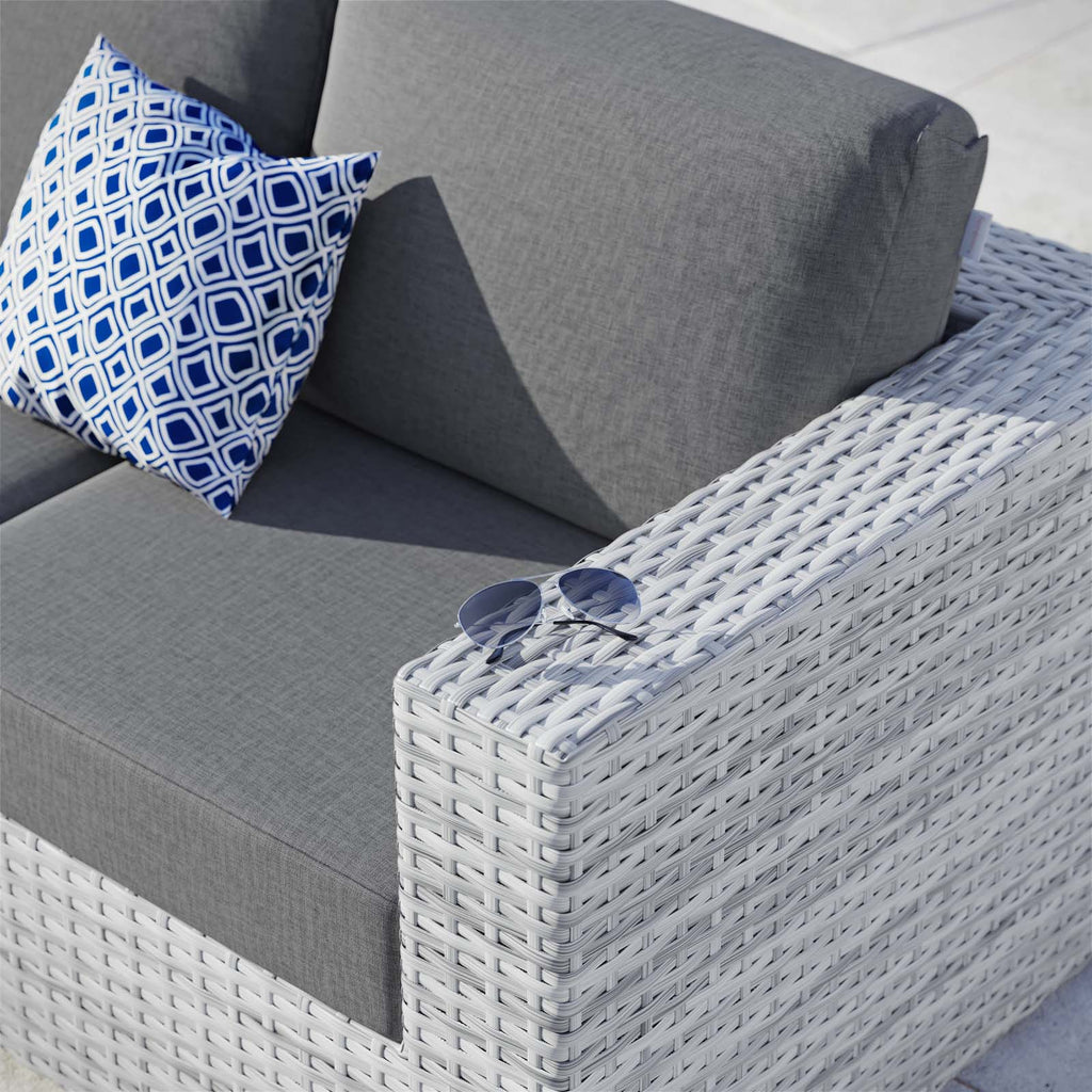 Convene Outdoor Patio Right-Arm Loveseat by Modway