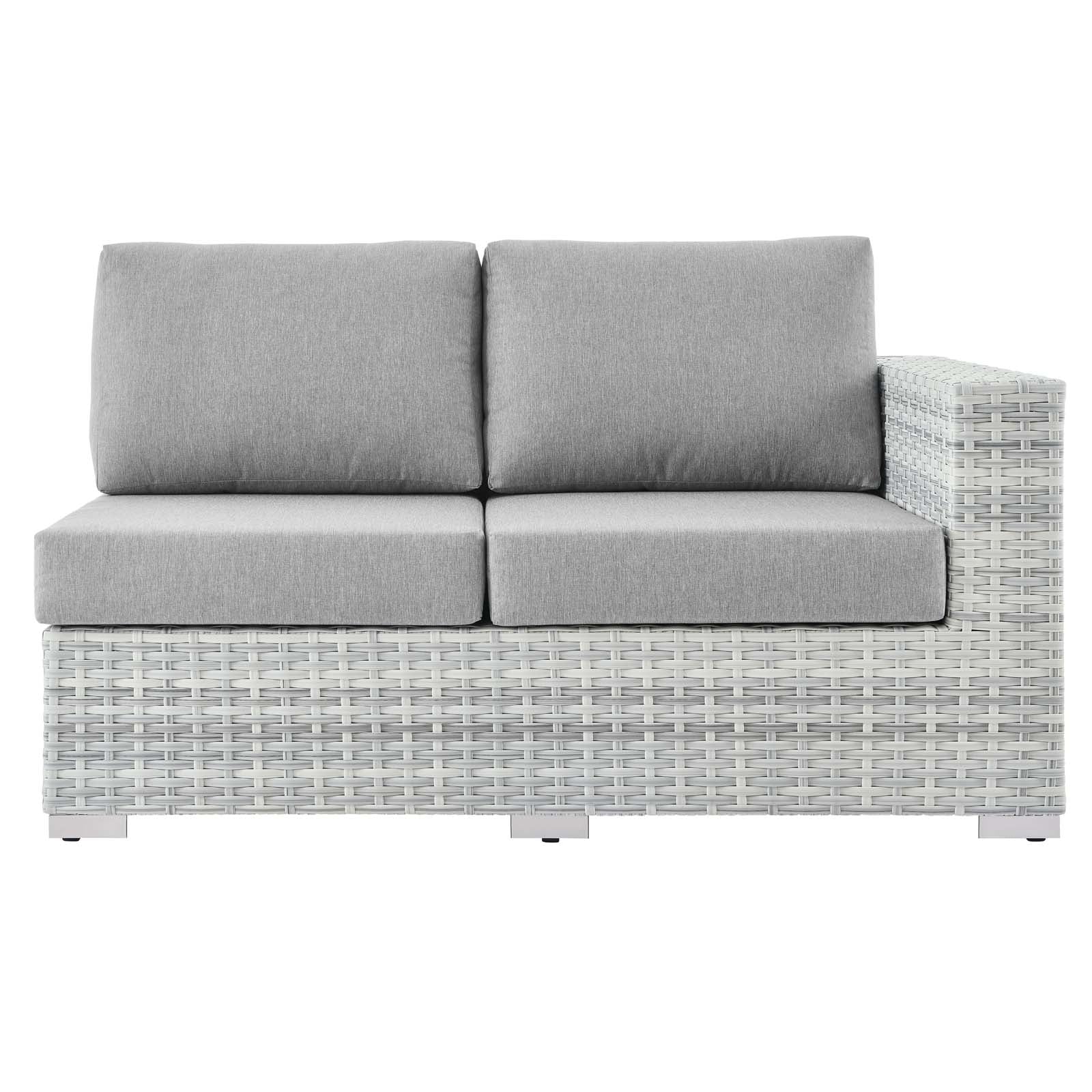 Convene Outdoor Patio Right-Arm Loveseat by Modway