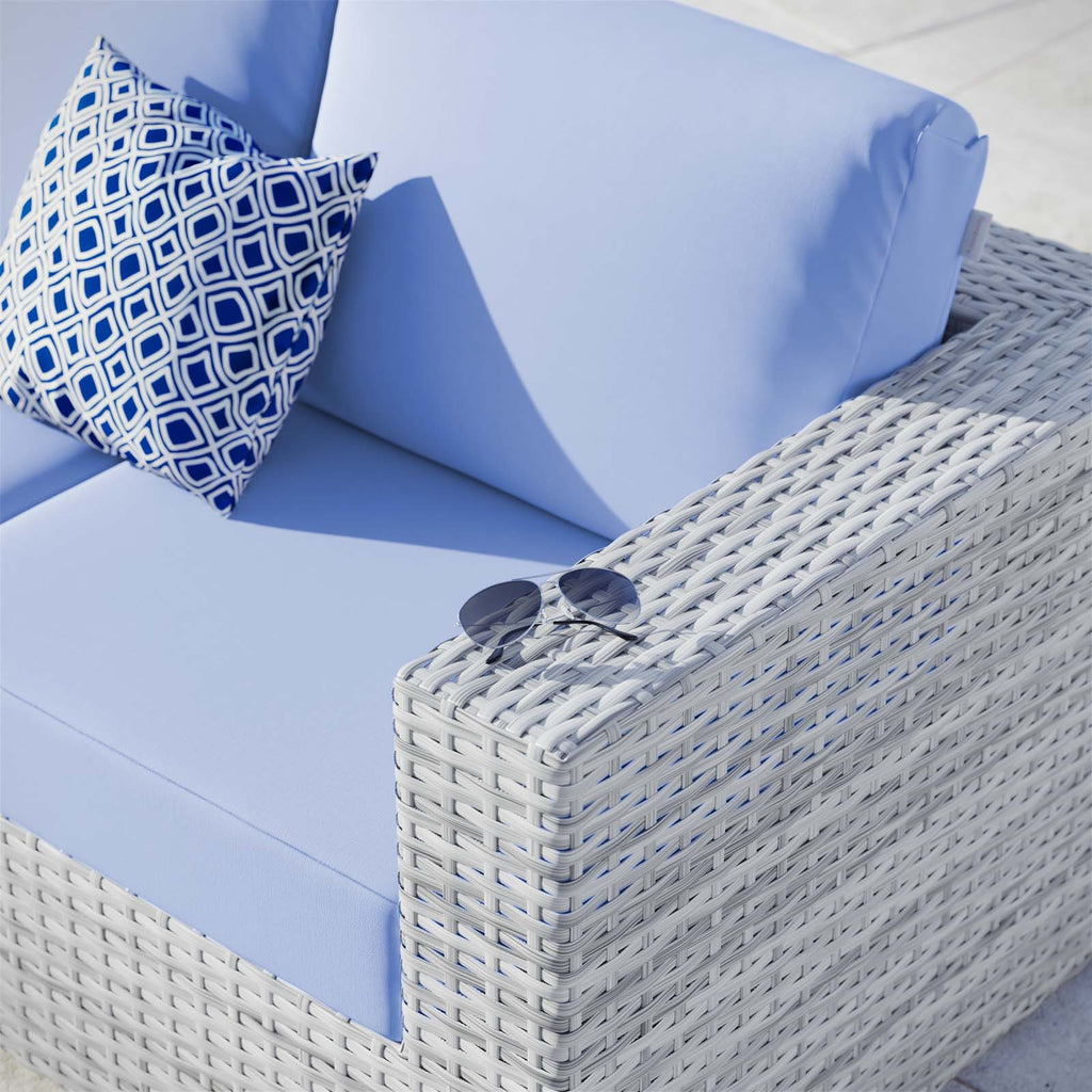 Convene Outdoor Patio Right-Arm Loveseat by Modway