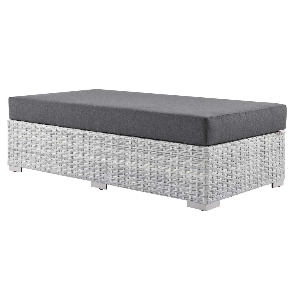 Convene Outdoor Patio Rectangular Ottoman by Modway
