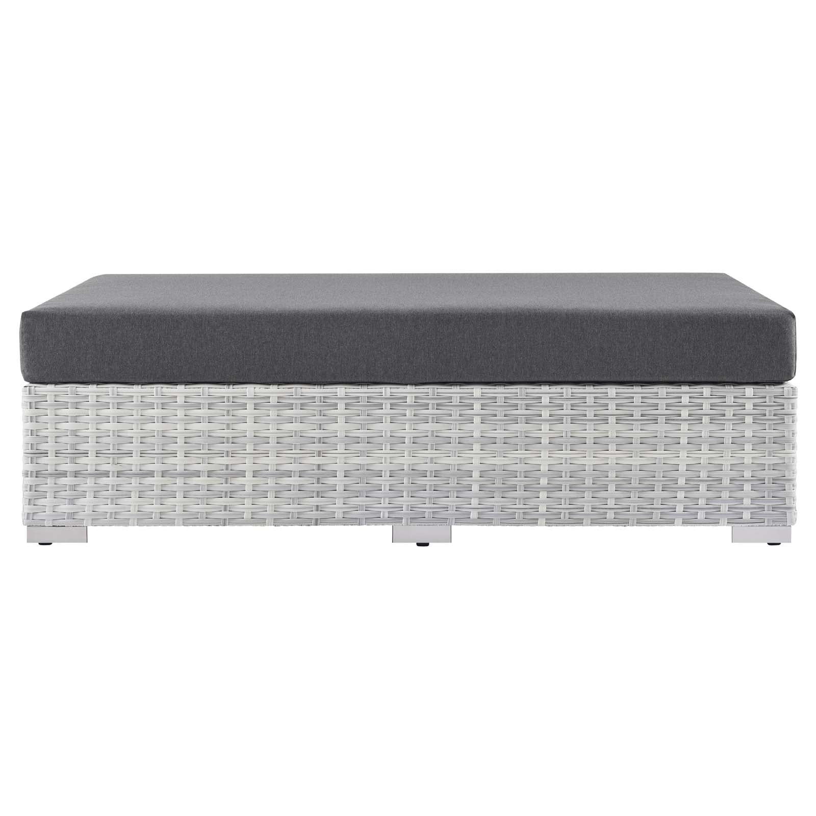 Convene Outdoor Patio Rectangular Ottoman by Modway