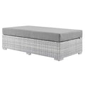 Convene Outdoor Patio Rectangular Ottoman by Modway