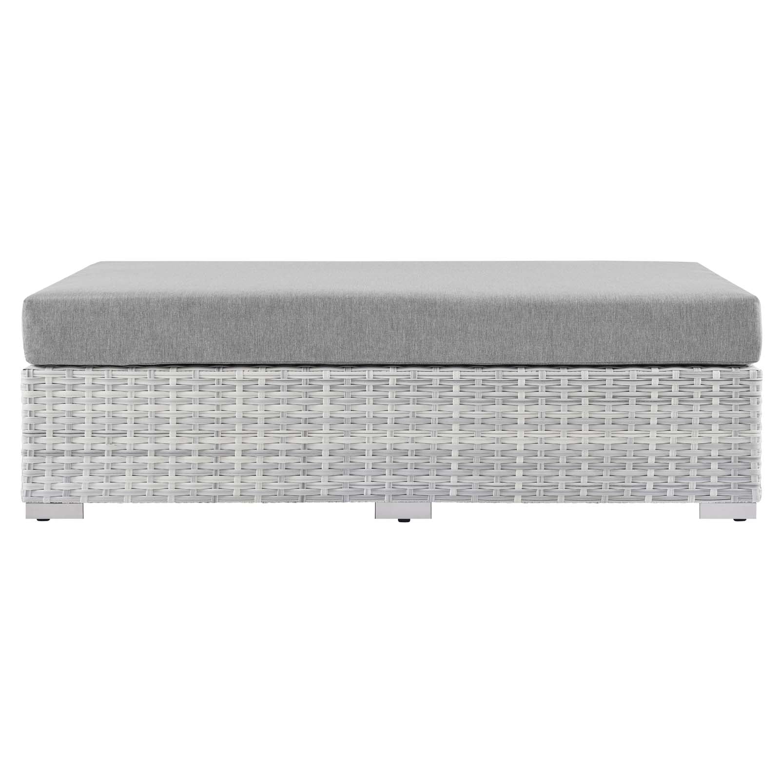 Convene Outdoor Patio Rectangular Ottoman by Modway