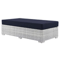 Convene Outdoor Patio Rectangular Ottoman by Modway