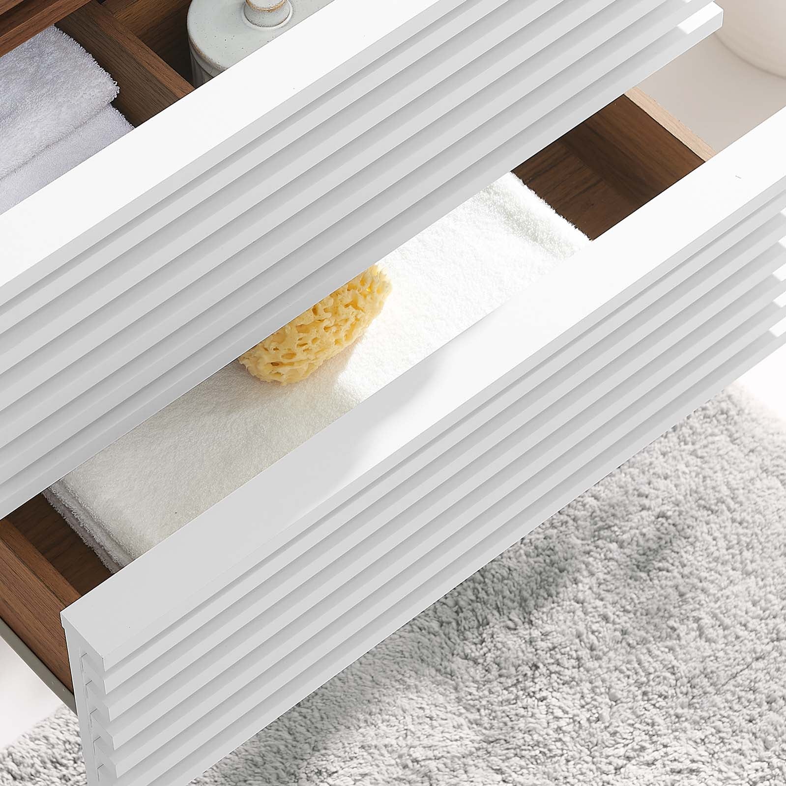 Render 24" Wall-Mount Bathroom Vanity Cabinet (Sink Basin Not Included) by Modway