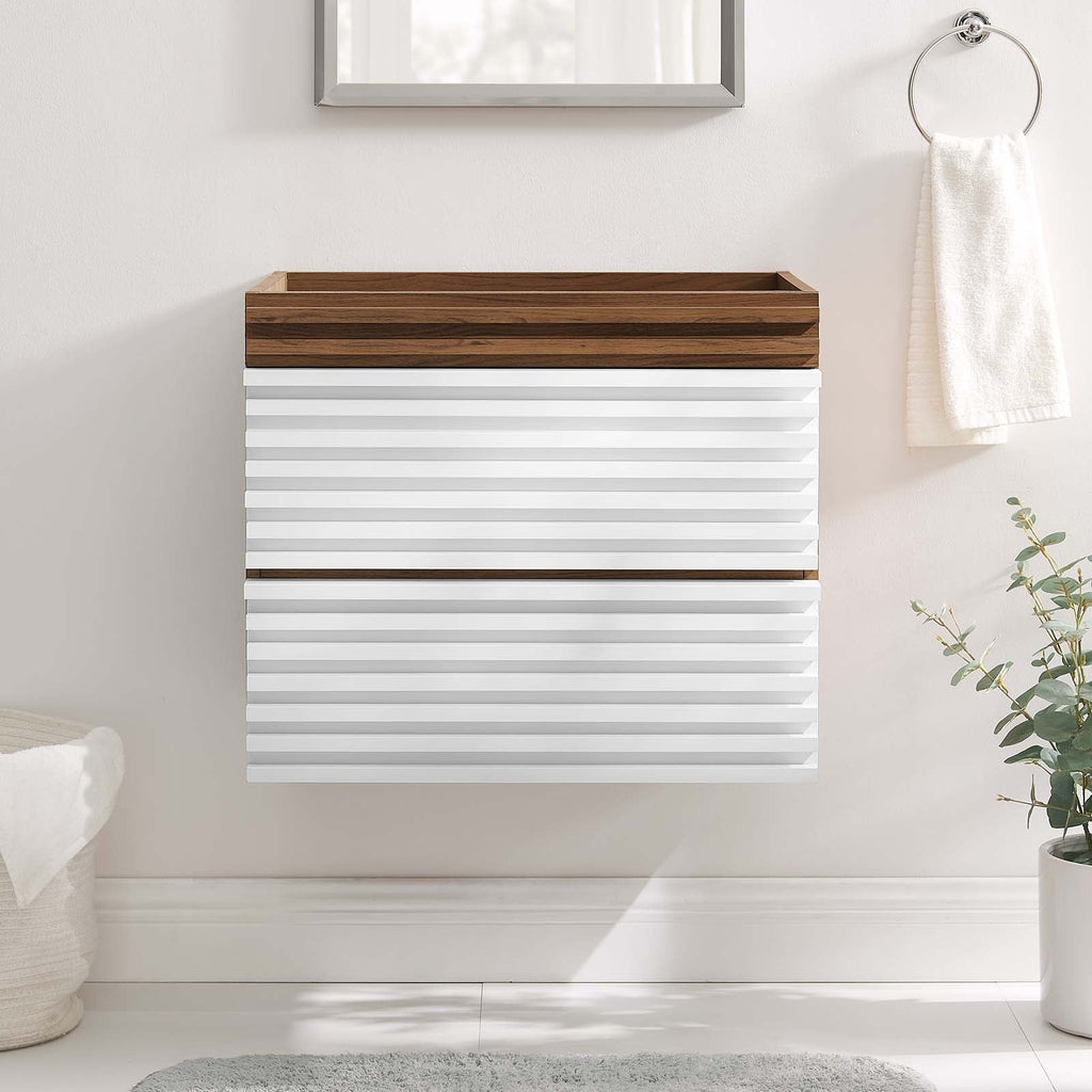 Render 24" Wall-Mount Bathroom Vanity Cabinet (Sink Basin Not Included) by Modway
