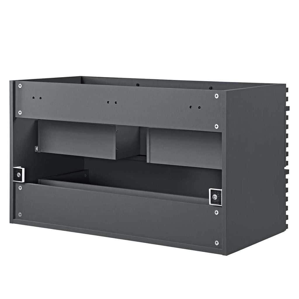 Render 36" Wall-Mount Bathroom Vanity Cabinet (Sink Basin Not Included) by Modway