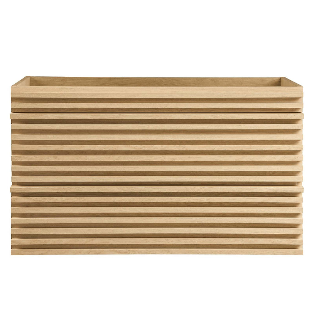 Render 36" Wall-Mount Bathroom Vanity Cabinet (Sink Basin Not Included) by Modway