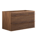 Render 36" Wall-Mount Bathroom Vanity Cabinet (Sink Basin Not Included) by Modway