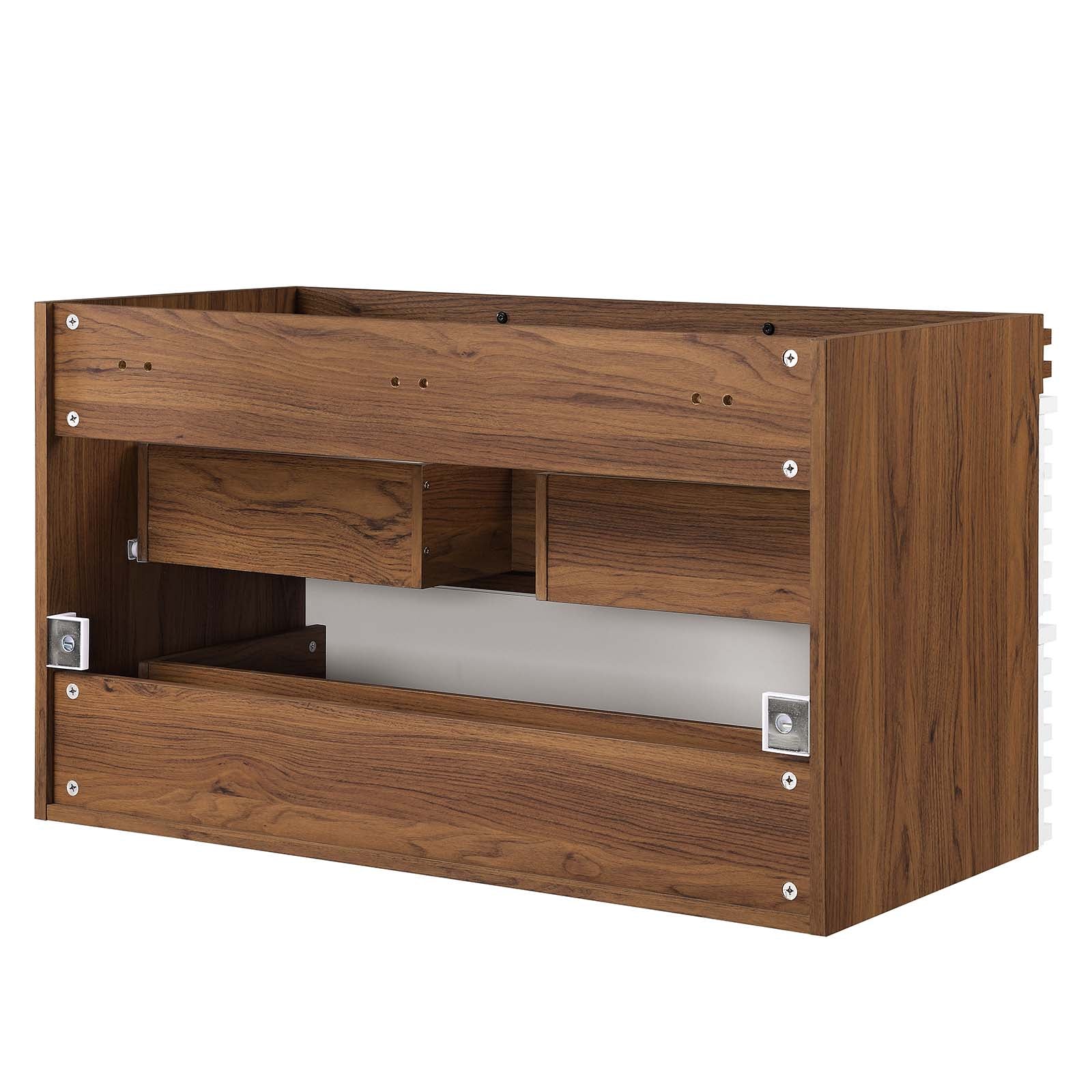 Render 36" Wall-Mount Bathroom Vanity Cabinet (Sink Basin Not Included) by Modway