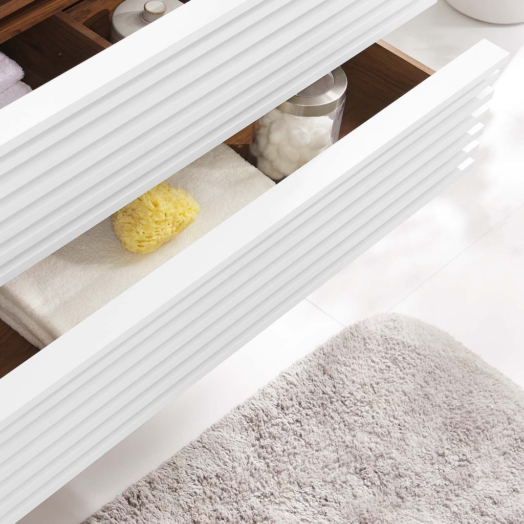 Render 36" Wall-Mount Bathroom Vanity Cabinet (Sink Basin Not Included) by Modway