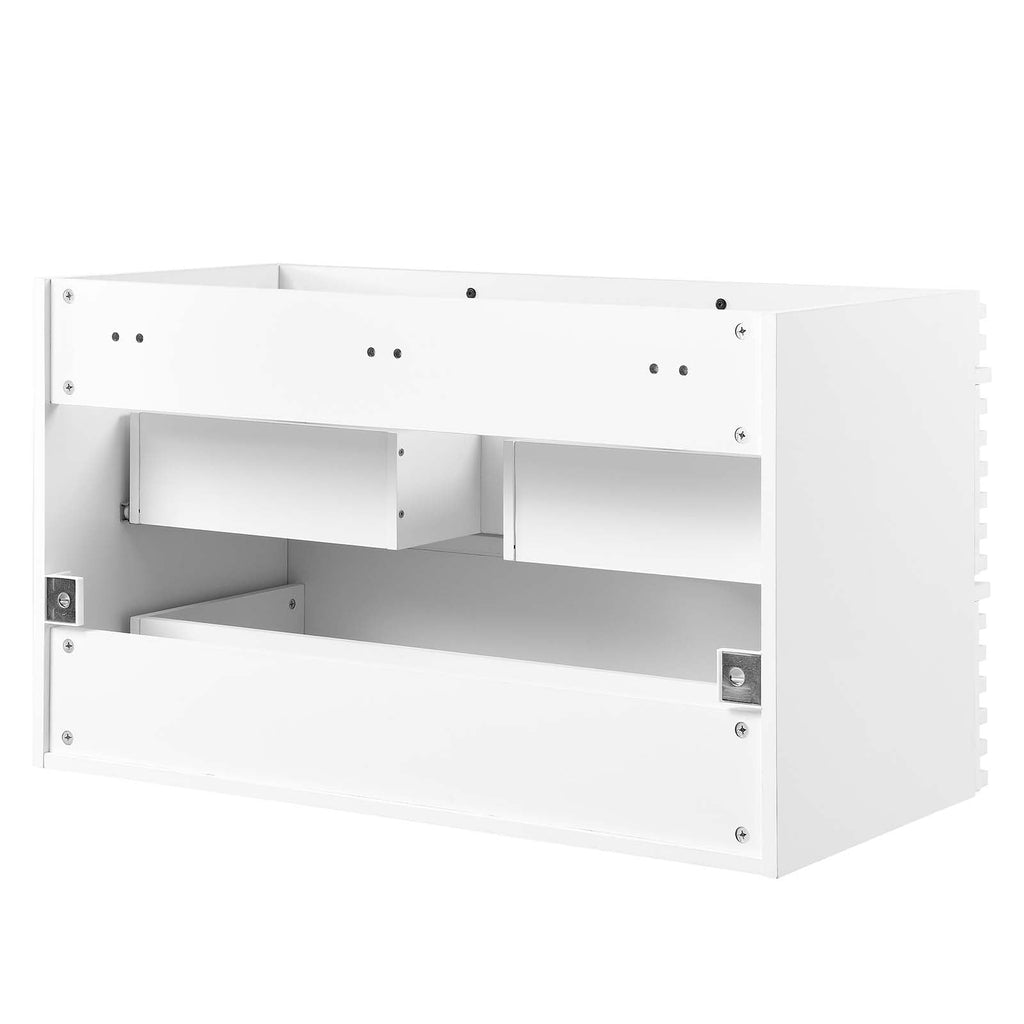 Render 36" Wall-Mount Bathroom Vanity Cabinet (Sink Basin Not Included) by Modway