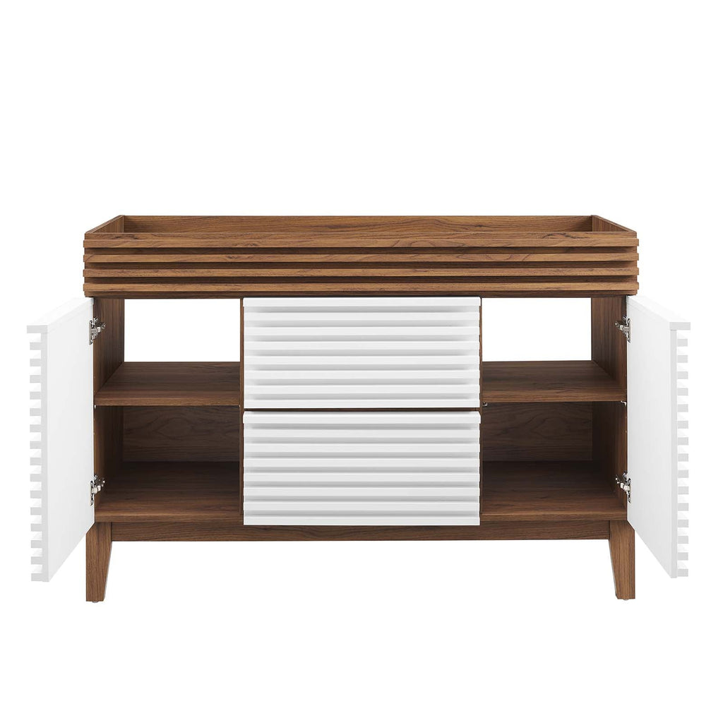 Render 48" Single Sink Compatible (not included) Bathroom Vanity Cabinet by Modway