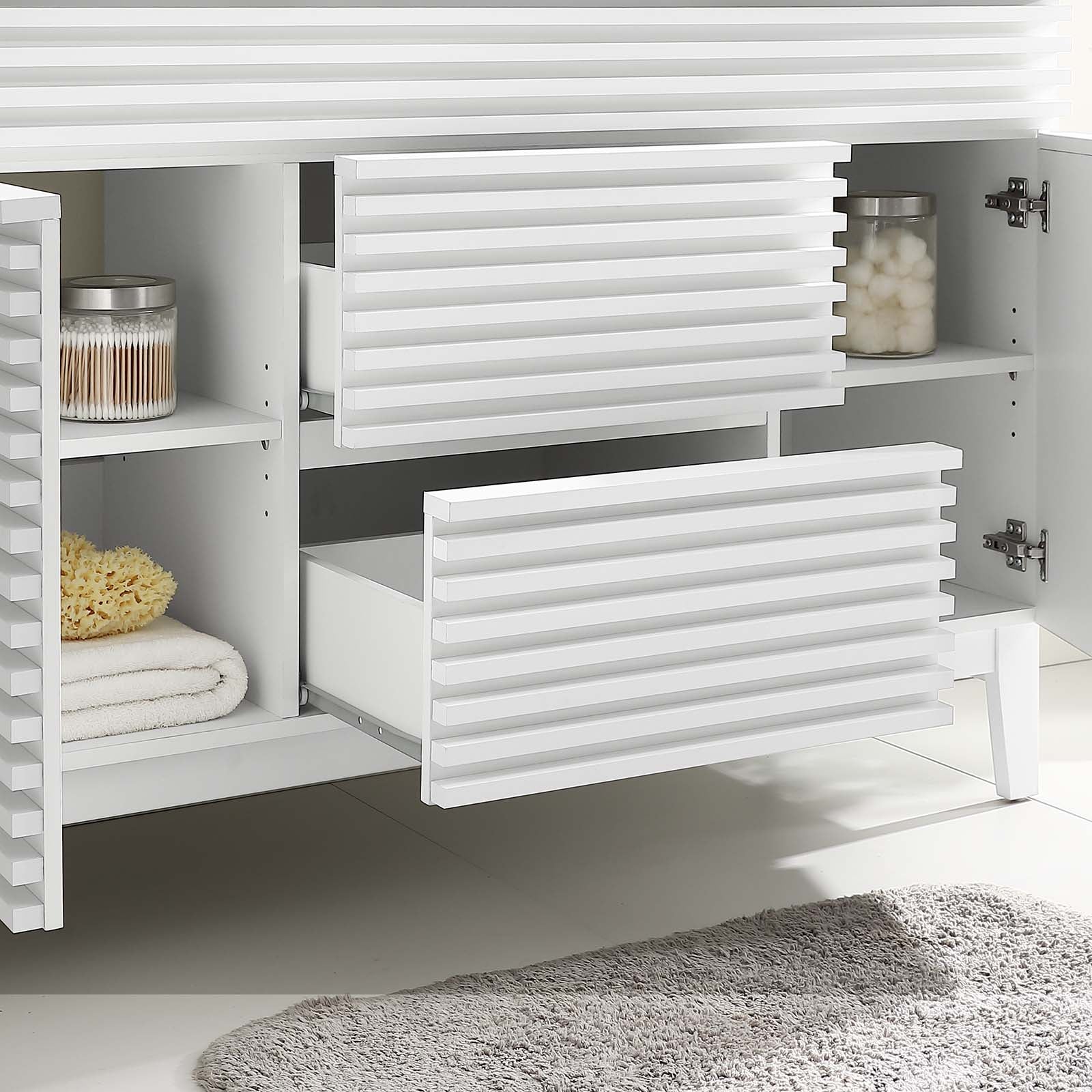 Render 48" Single Sink Compatible (not included) Bathroom Vanity Cabinet by Modway
