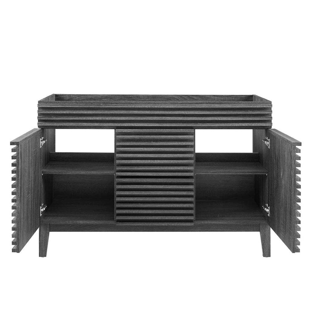 Render 48" Double Sink Compatible (Not Included) Bathroom Vanity Cabinet by Modway