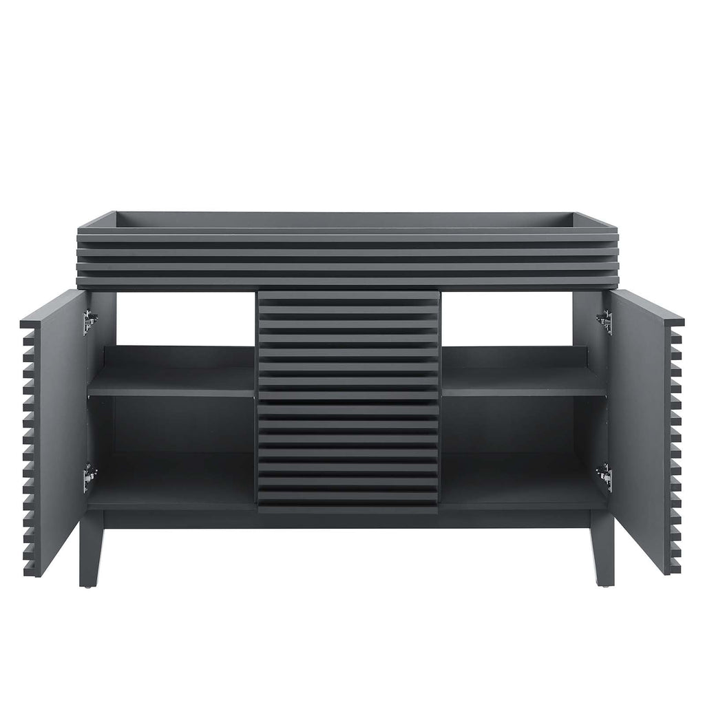 Render 48" Double Sink Compatible (Not Included) Bathroom Vanity Cabinet by Modway