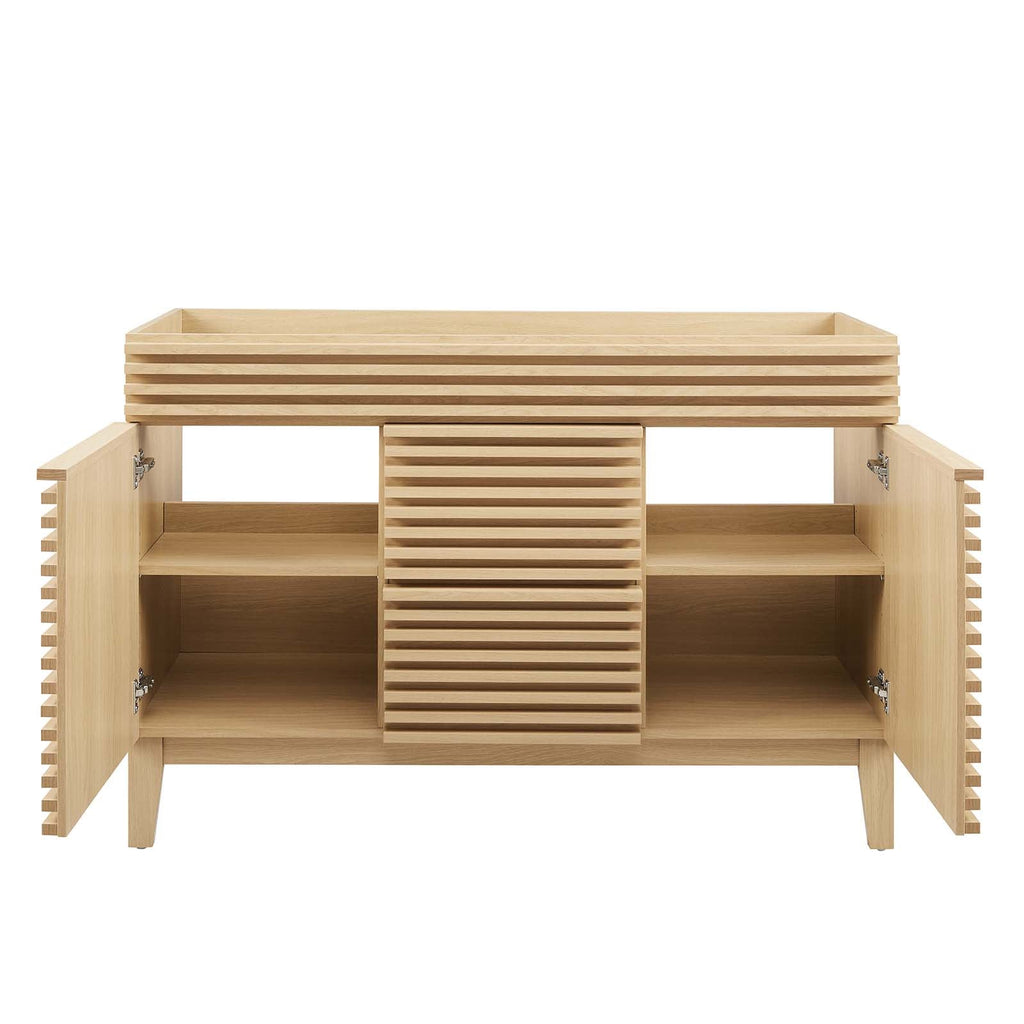 Render 48" Double Sink Compatible (Not Included) Bathroom Vanity Cabinet by Modway