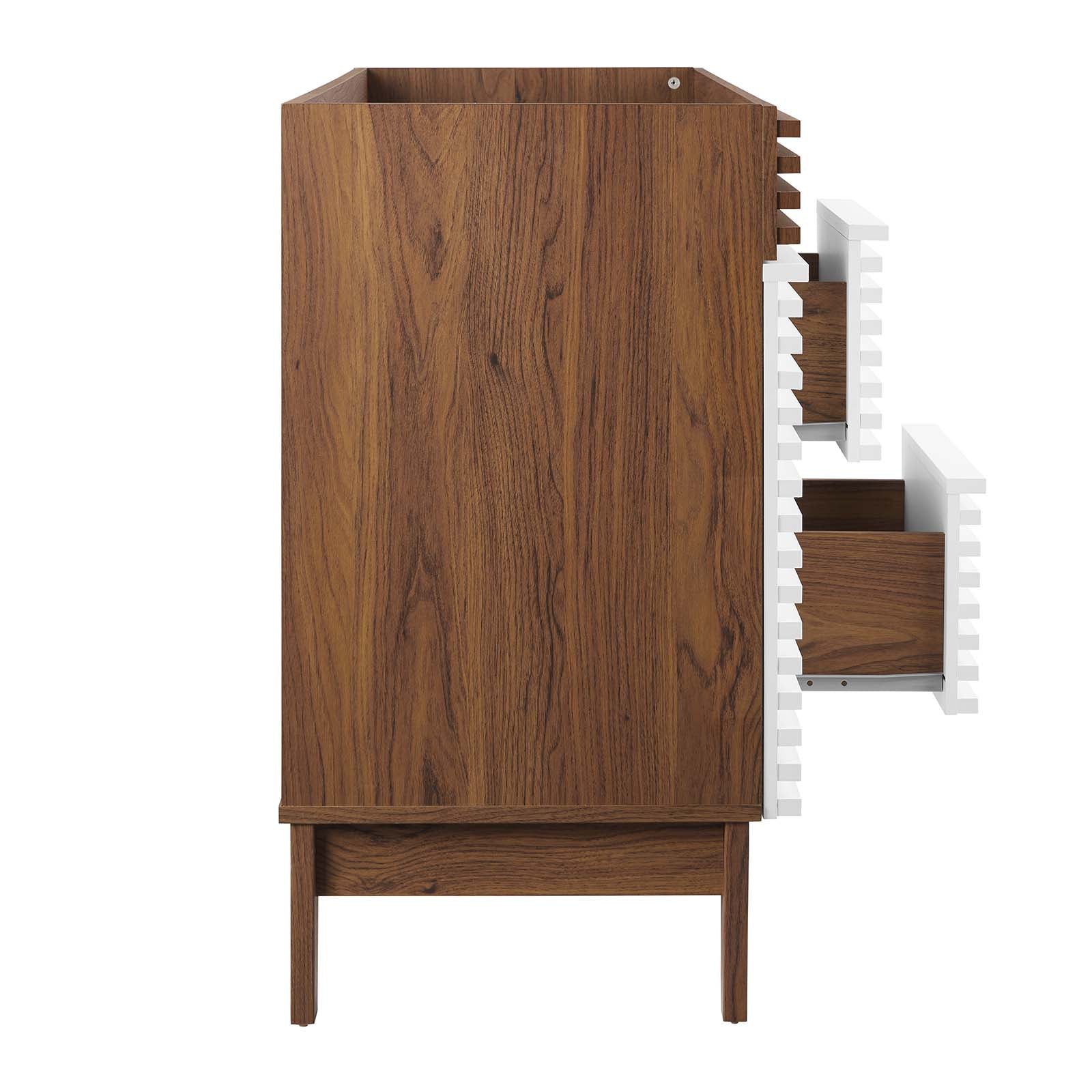 Render 48" Double Sink Compatible (Not Included) Bathroom Vanity Cabinet by Modway