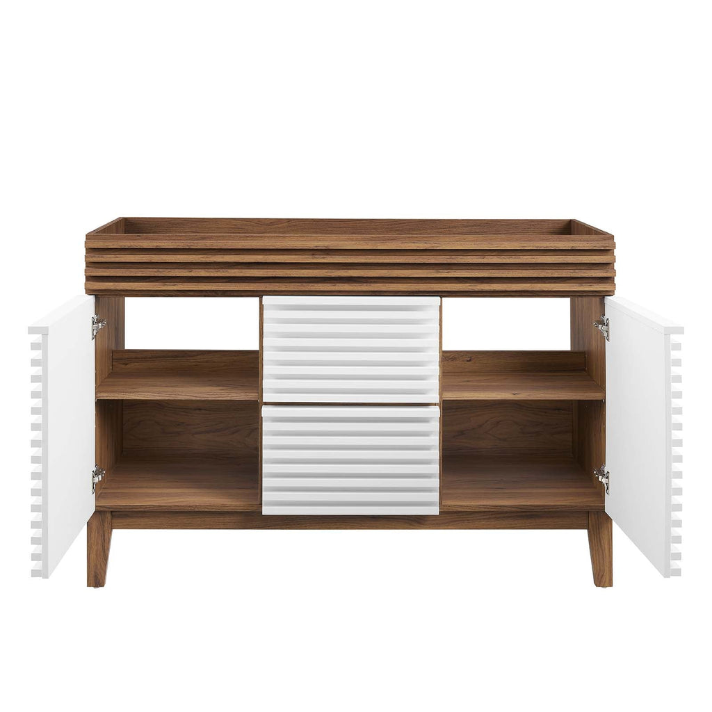 Render 48" Double Sink Compatible (Not Included) Bathroom Vanity Cabinet by Modway