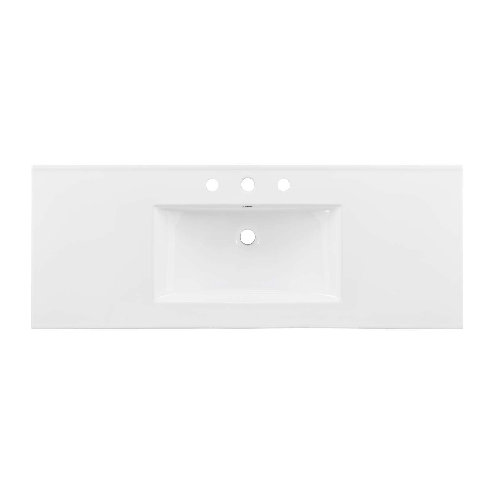 Cayman 48" Single Basin Bathroom Sink by Modway