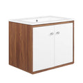 Transmit 24" Wall-Mount Bathroom Vanity by Modway