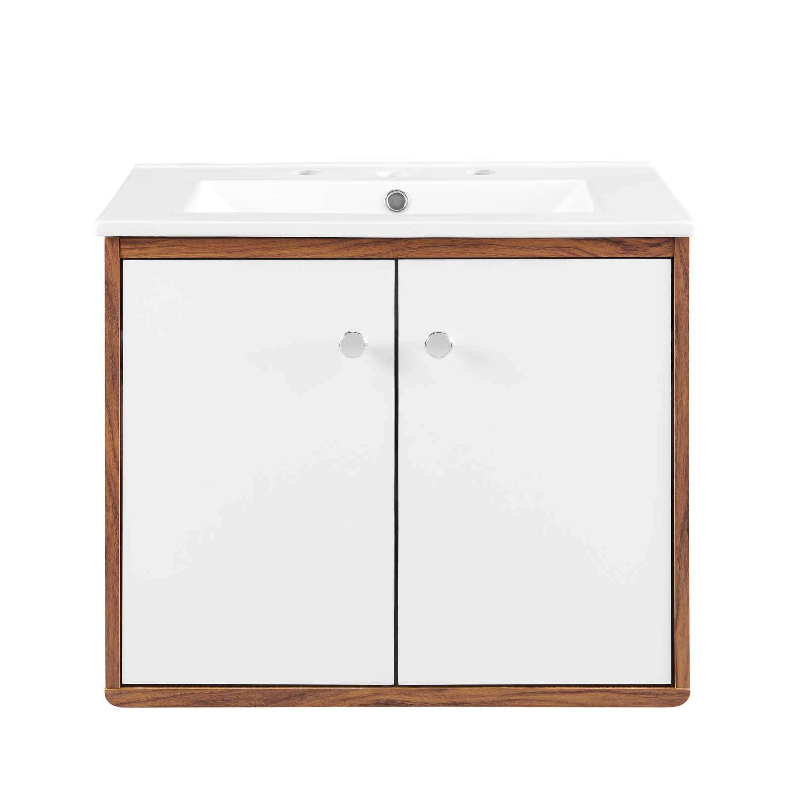Transmit 24" Wall-Mount Bathroom Vanity by Modway