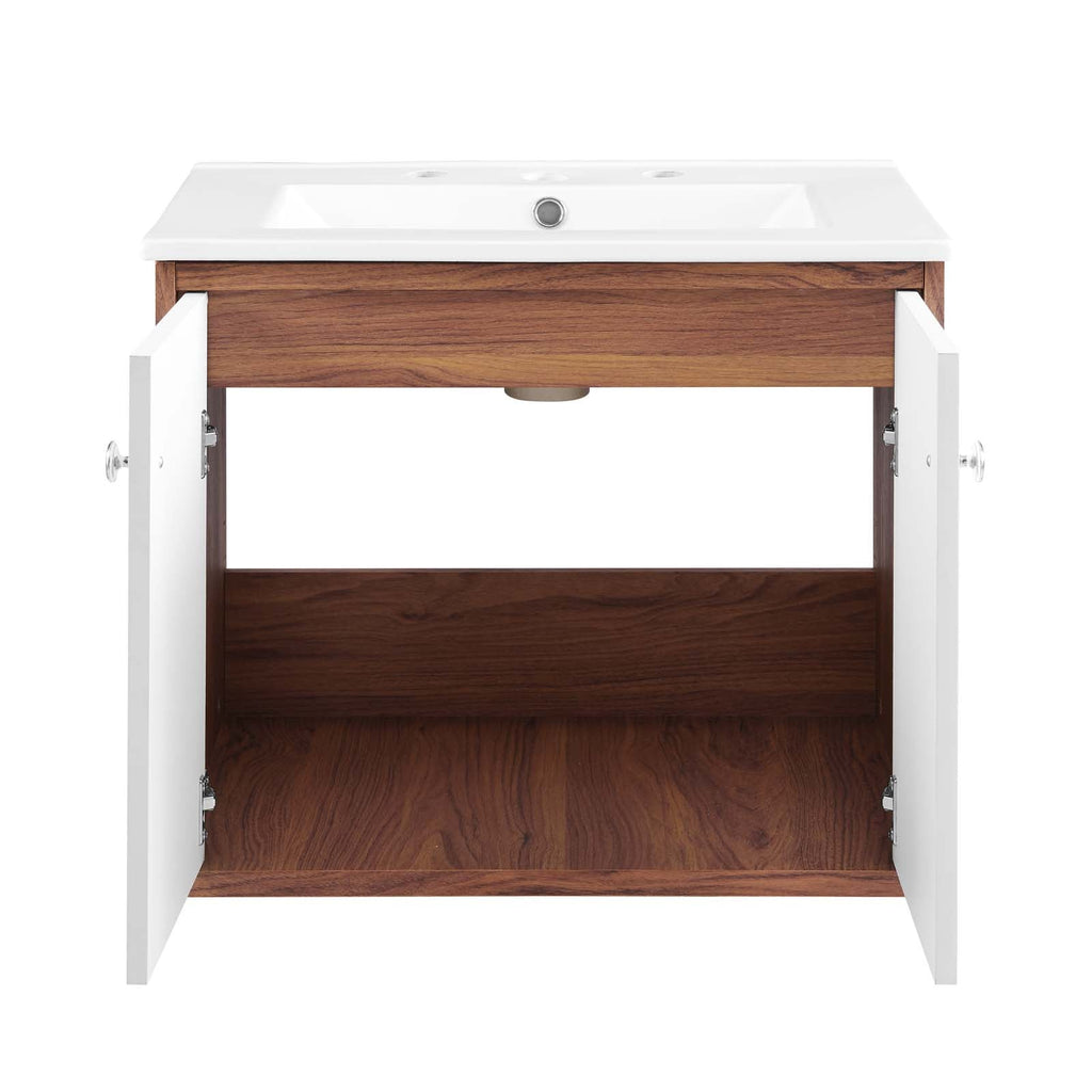 Transmit 24" Wall-Mount Bathroom Vanity by Modway