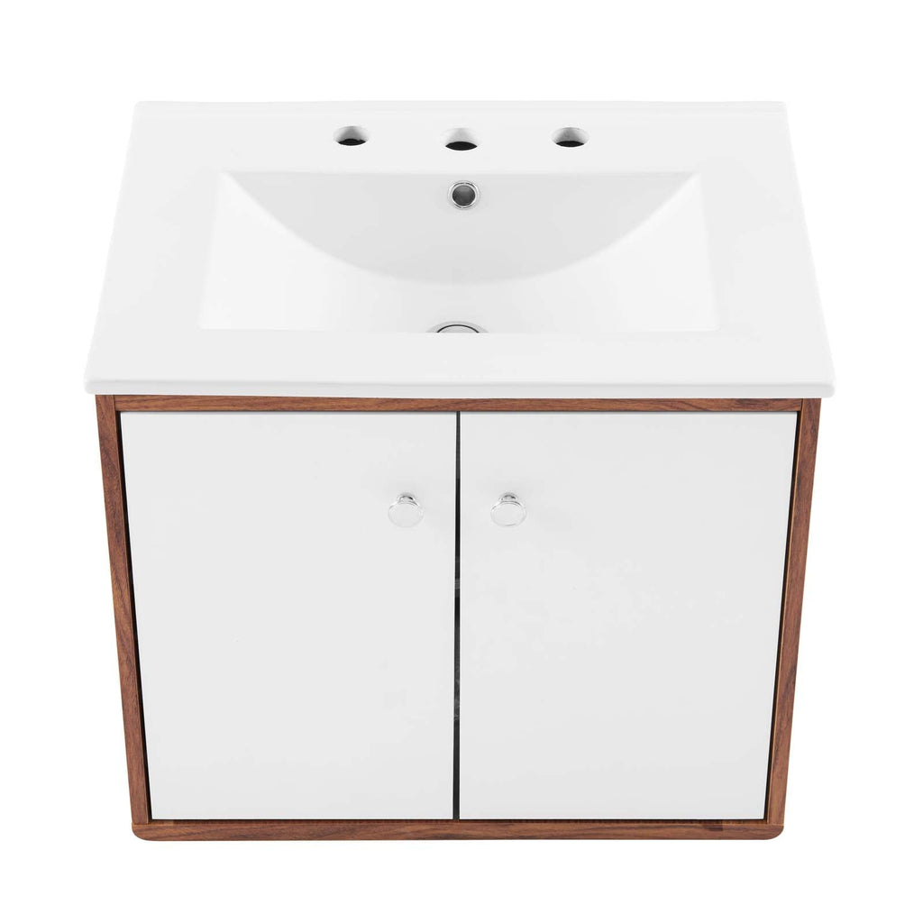 Transmit 24" Wall-Mount Bathroom Vanity by Modway