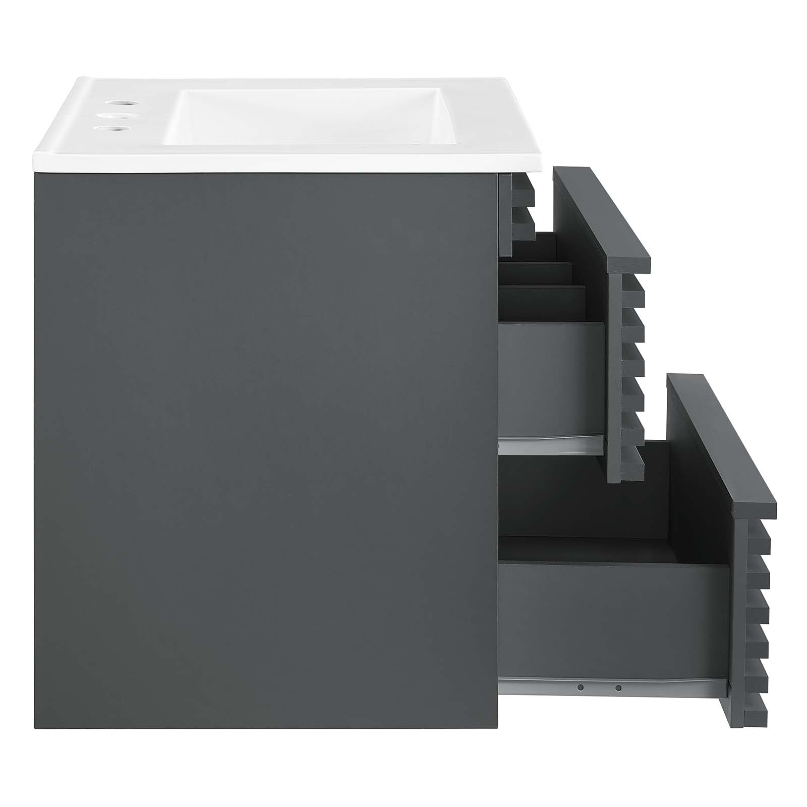 Render 24" Wall-Mount Bathroom Vanity by Modway