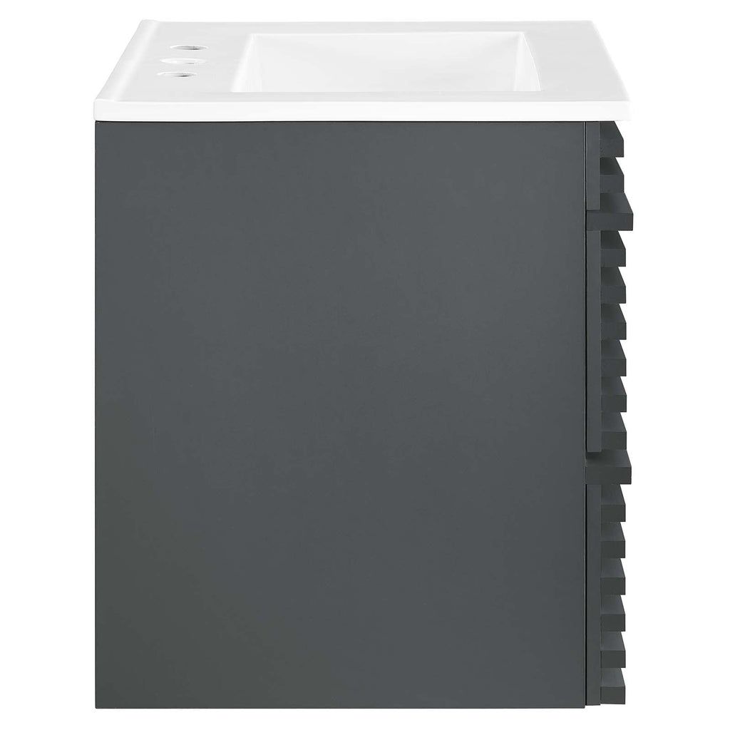 Render 24" Wall-Mount Bathroom Vanity by Modway