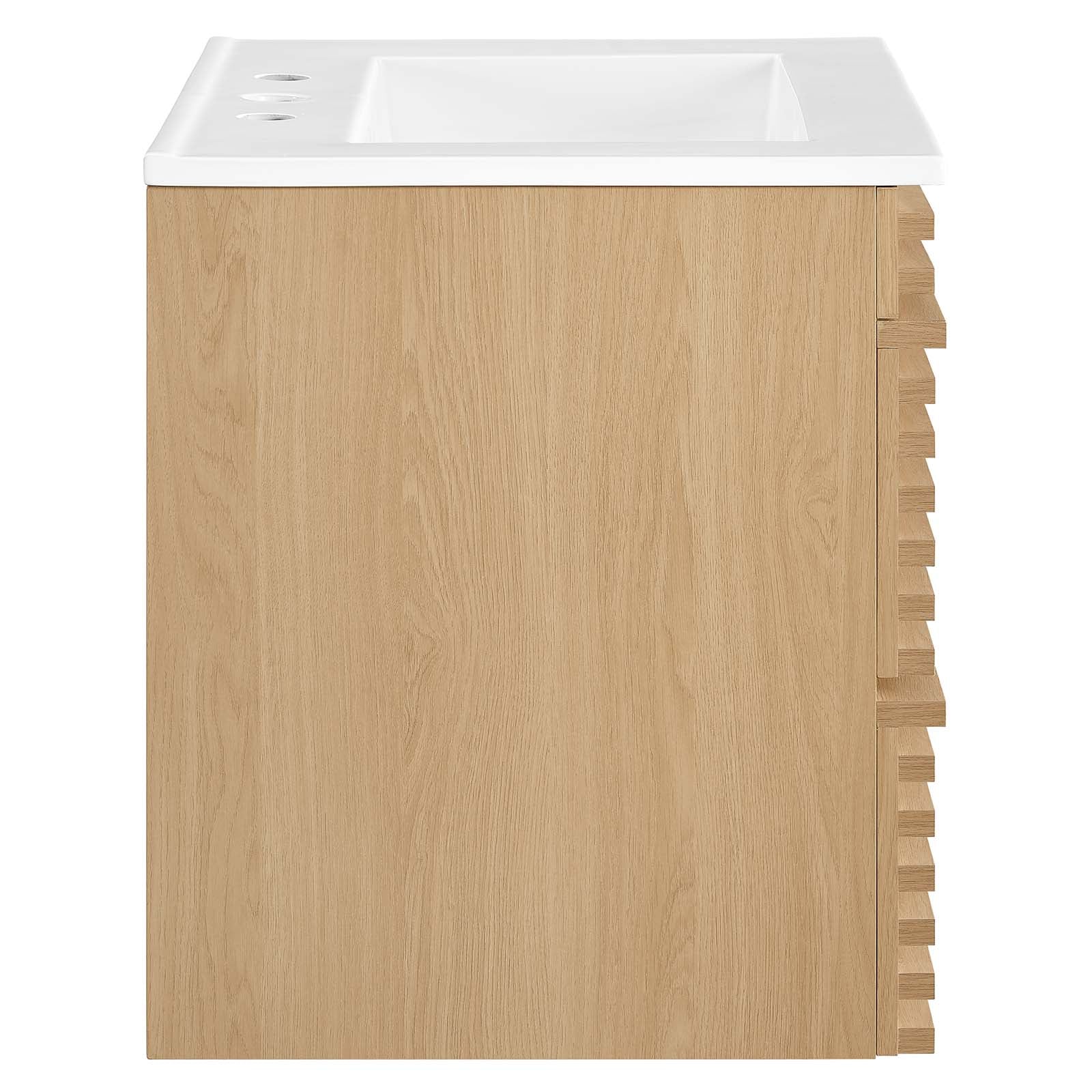 Render 24" Wall-Mount Bathroom Vanity by Modway