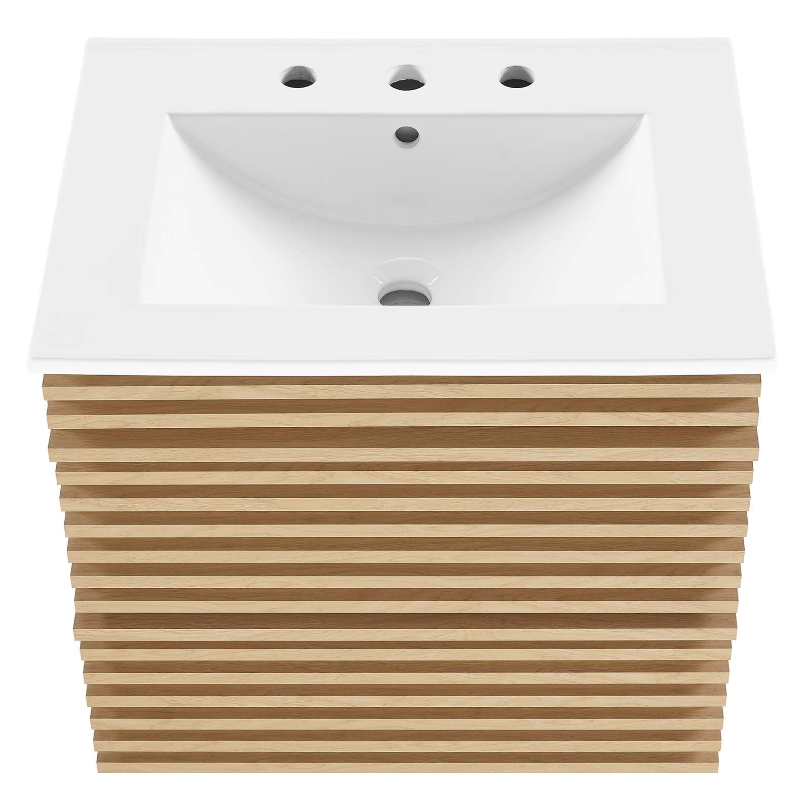 Render 24" Wall-Mount Bathroom Vanity by Modway