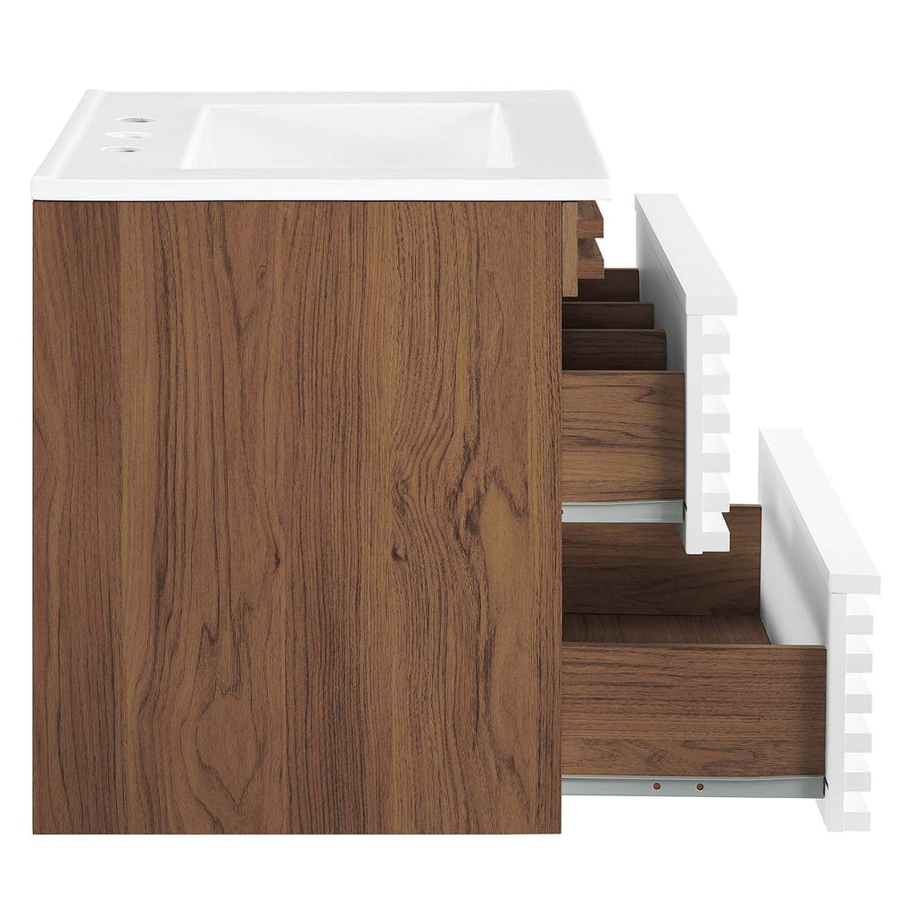 Render 24" Wall-Mount Bathroom Vanity by Modway