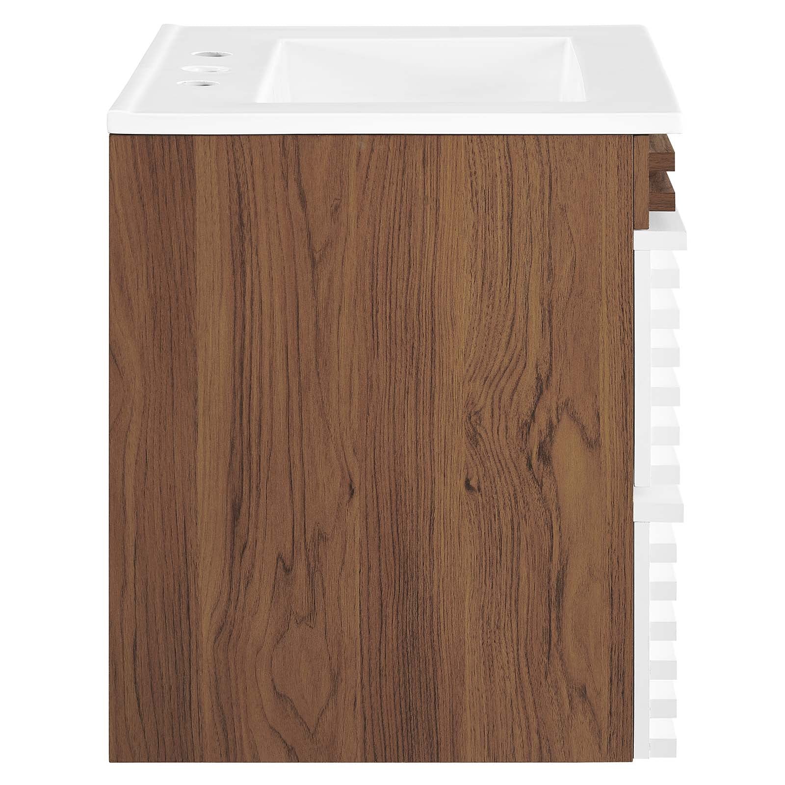 Render 24" Wall-Mount Bathroom Vanity by Modway