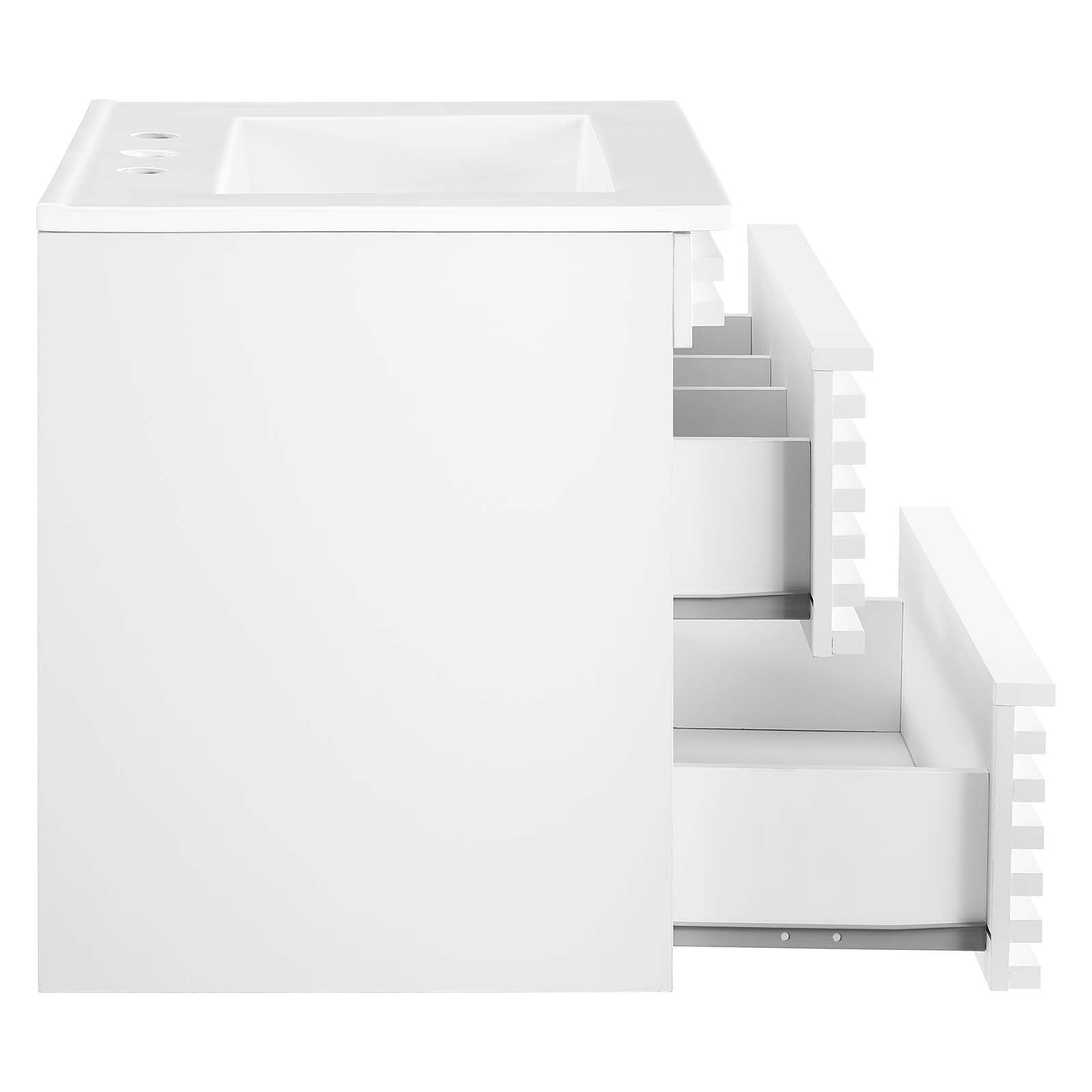 Render 24" Wall-Mount Bathroom Vanity by Modway