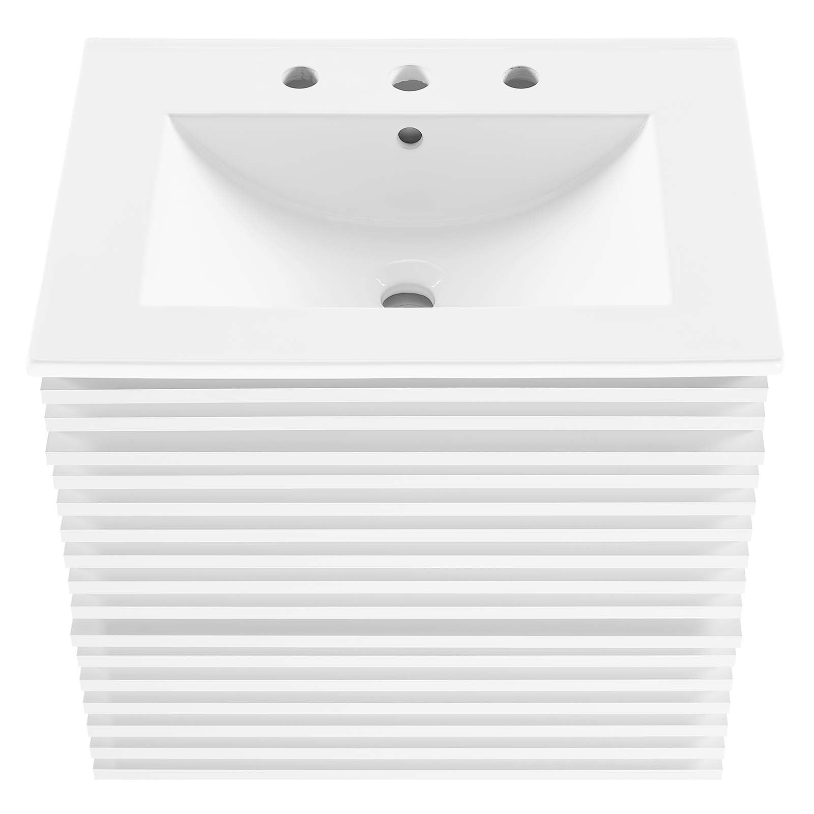 Render 24" Wall-Mount Bathroom Vanity by Modway