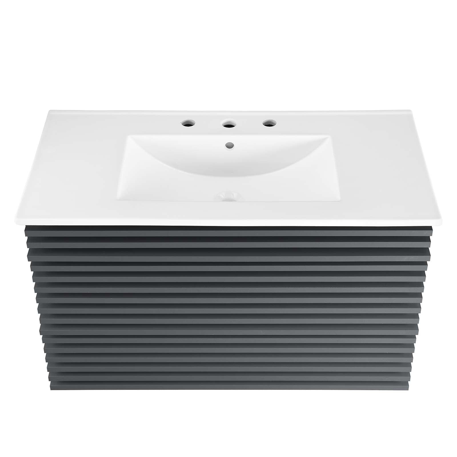 Render 36" Wall-Mount Bathroom Vanity by Modway